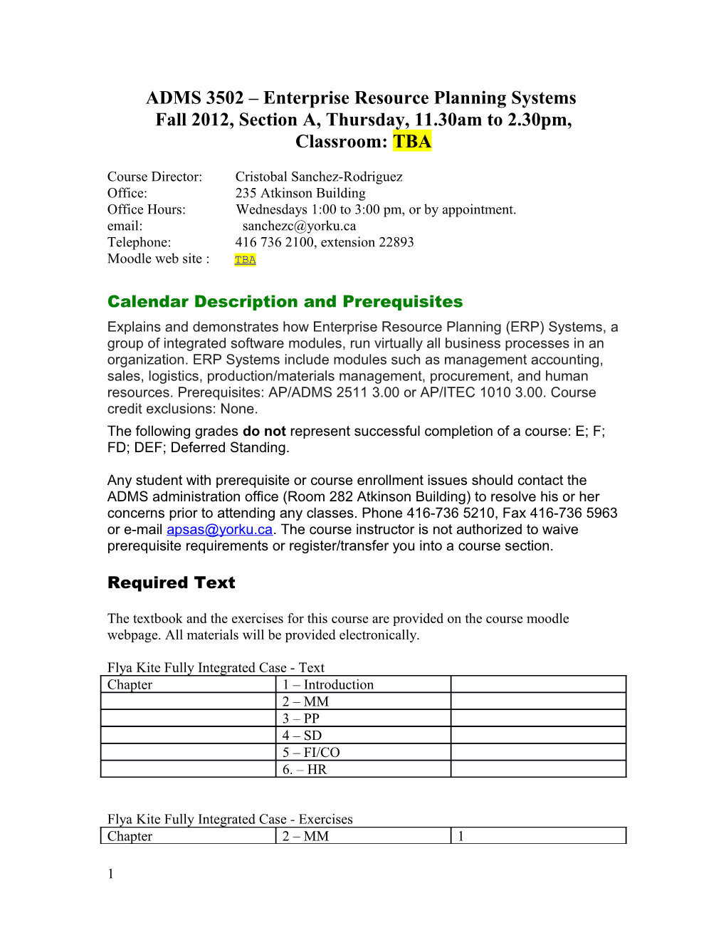 ADMS 2510 - Introduction to Management Accounting