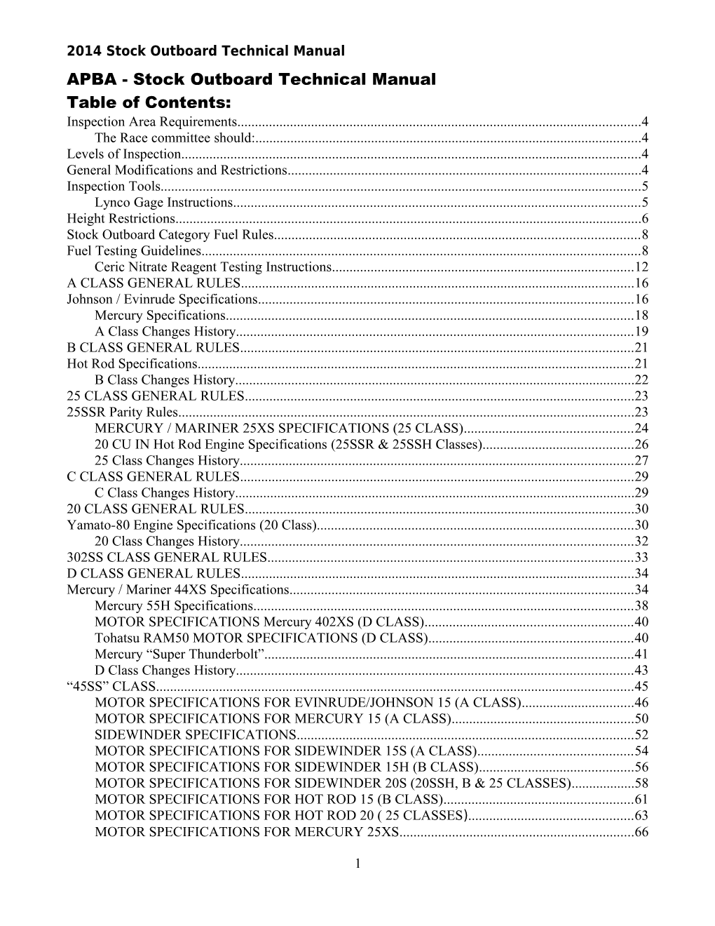 2014 Stock Outboard Technical Manual