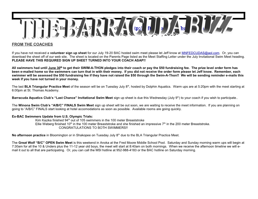 The Barracuda Buzz