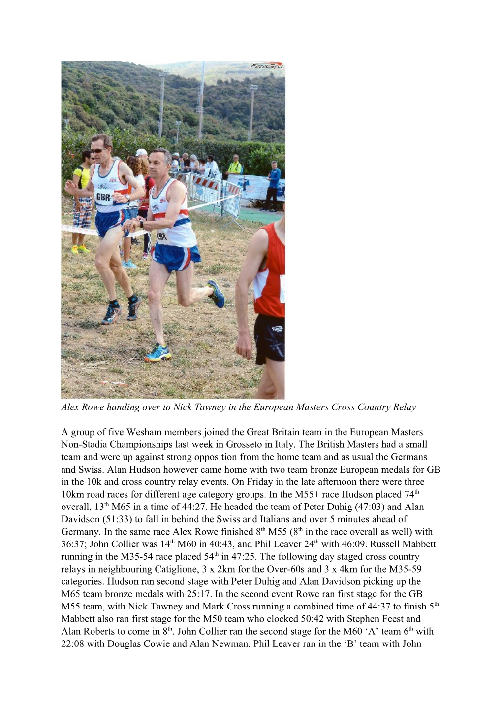 Simon Eaton Was the Only Wesham Runner in the Brathay Marathon on Sunday, Clocking 3:26:59