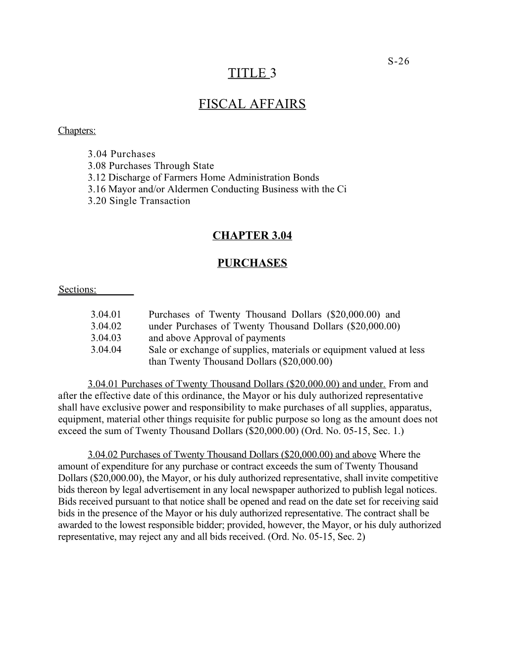 3.12 Discharge of Farmers Home Administration Bonds