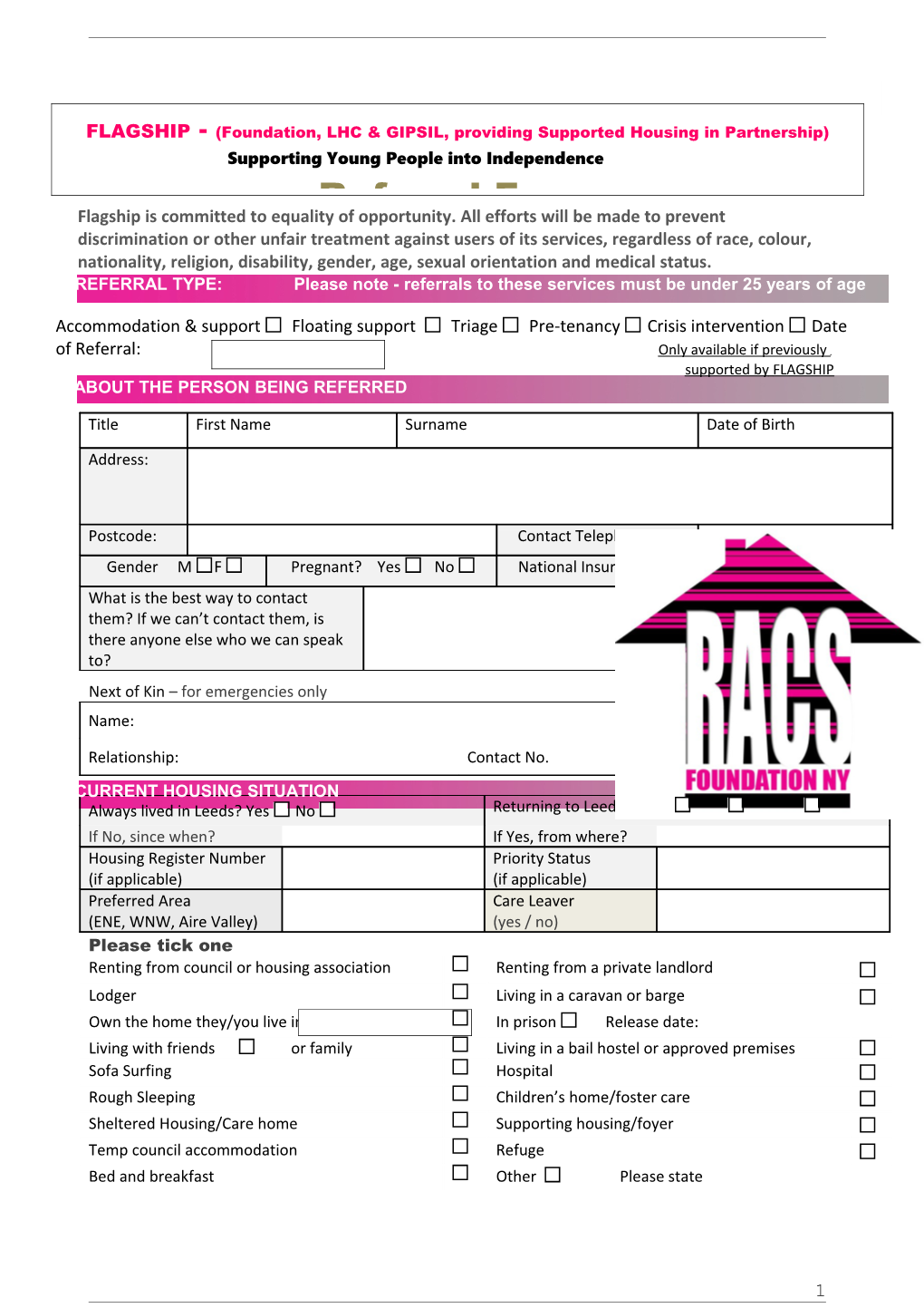 Selection and Allocation Policy Doc