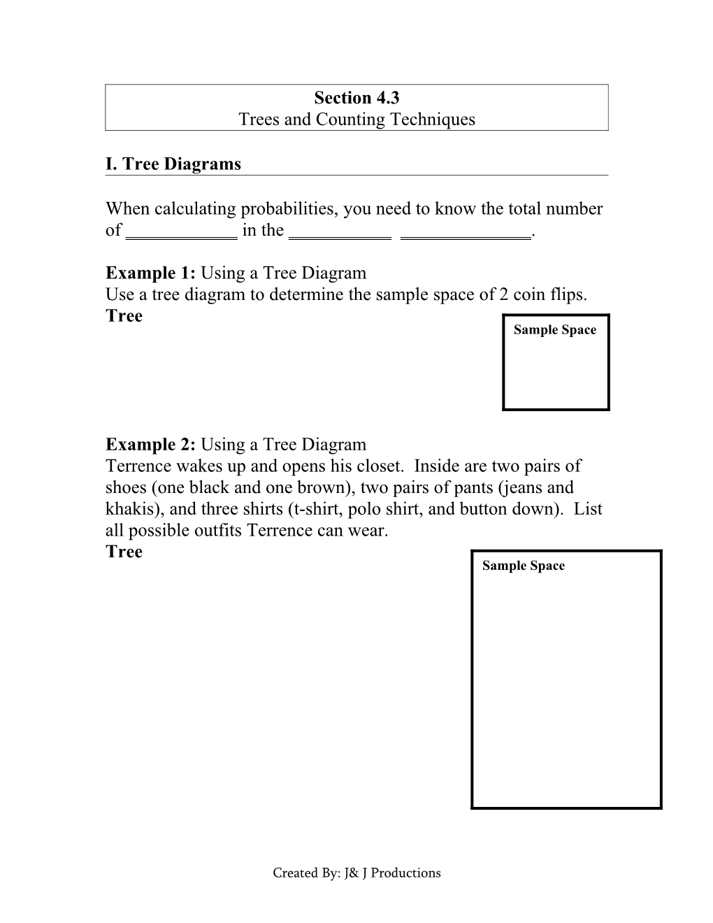 Section 4.3 Trees and Counting Techniques