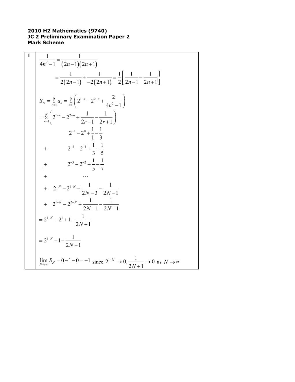 JC 2Preliminary Examination Paper 2