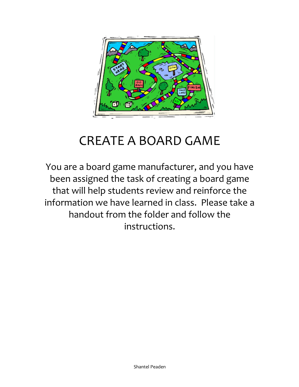 Create a Board Game