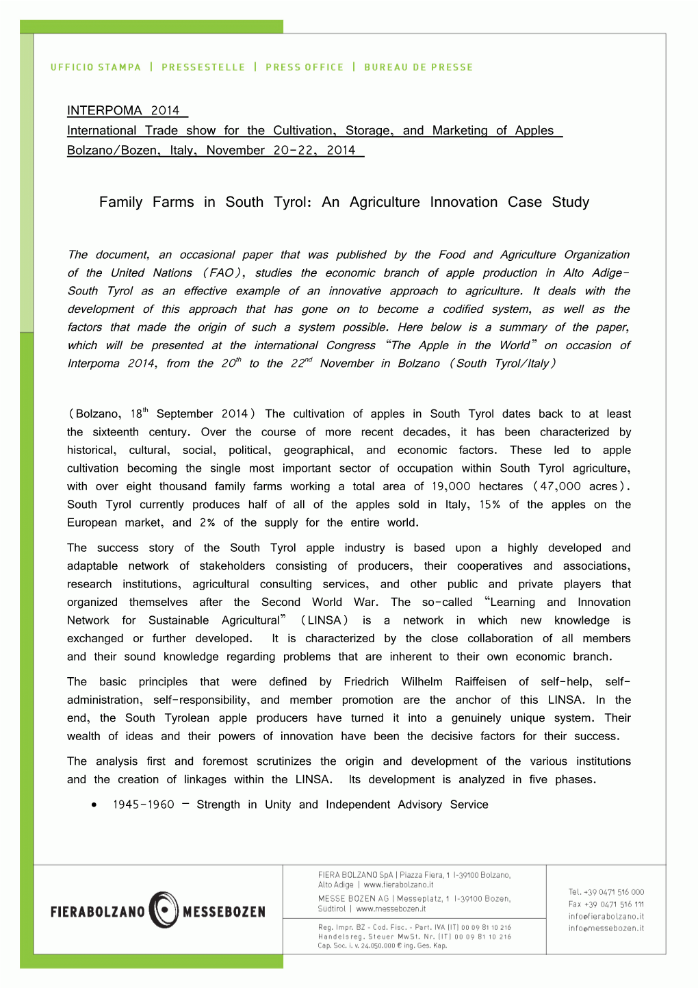 Lettera Ufficio Stampa Carta Intestata