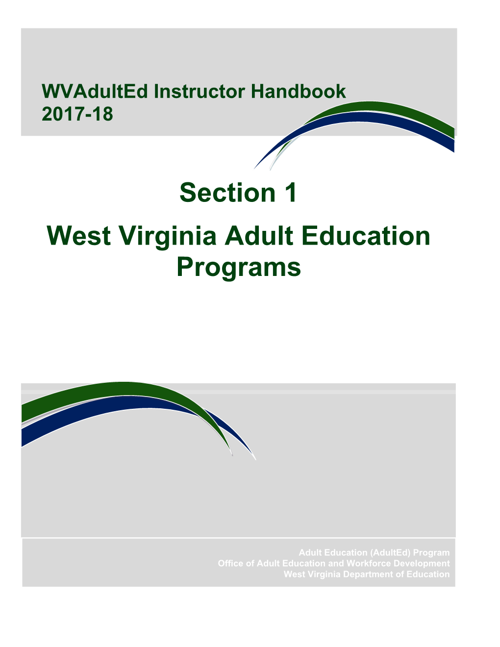 West Virginia Adult Education: Programsand Resources