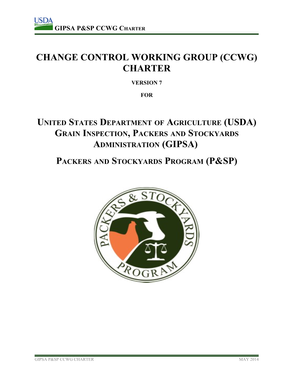 Change Control Working Group (Ccwg) Charter