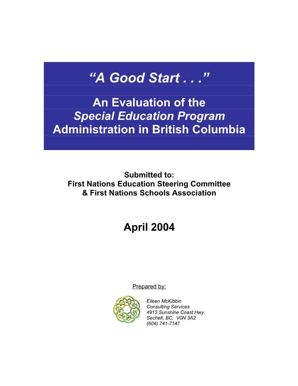 Special Education Program Administration in British Columbia