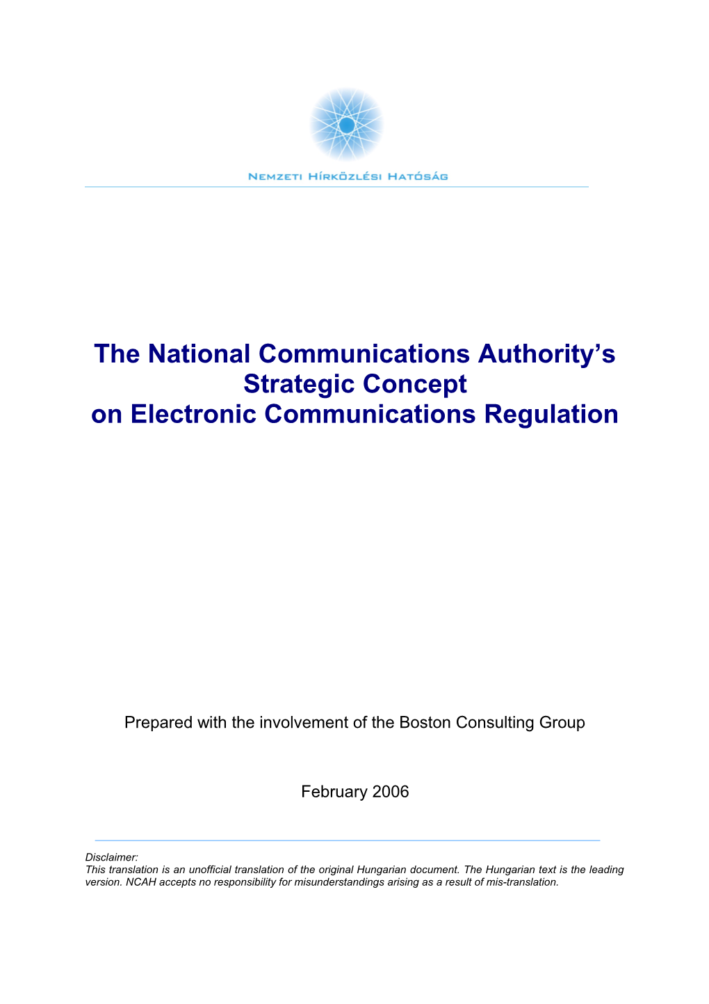 The National Communications Authority S