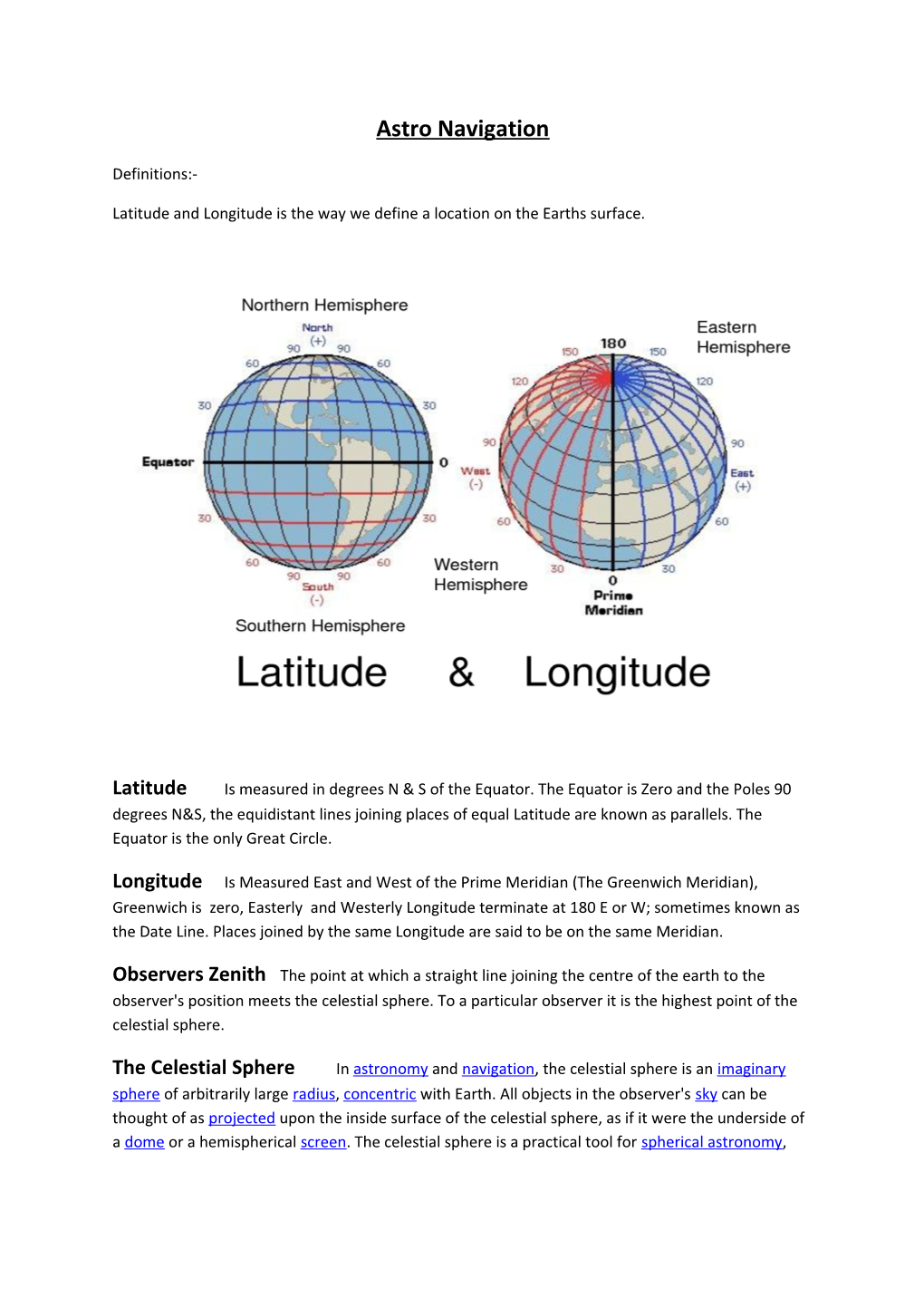 Latitude and Longitude Is the Way We Define a Location on the Earths Surface