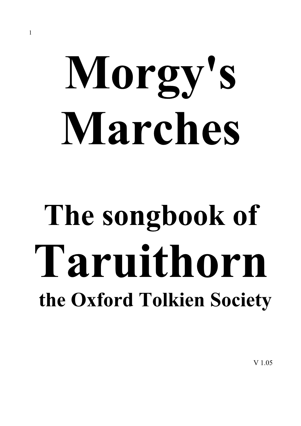 The Songbook Oftaruithorn