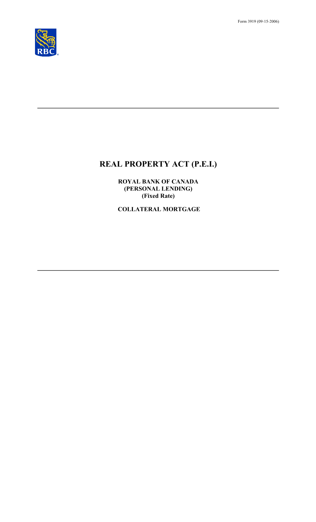 Real Property Act (P.E.I.)