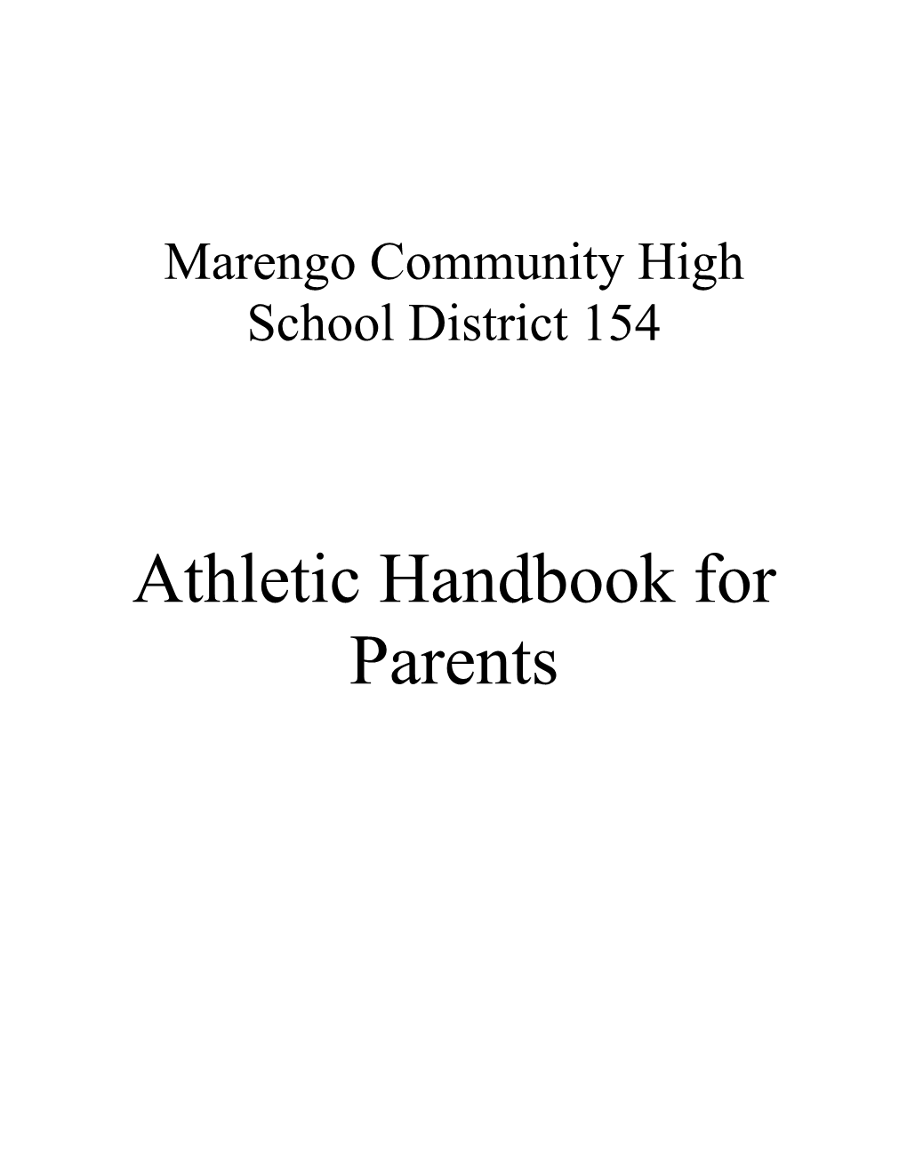 Marengo Community High School District 156