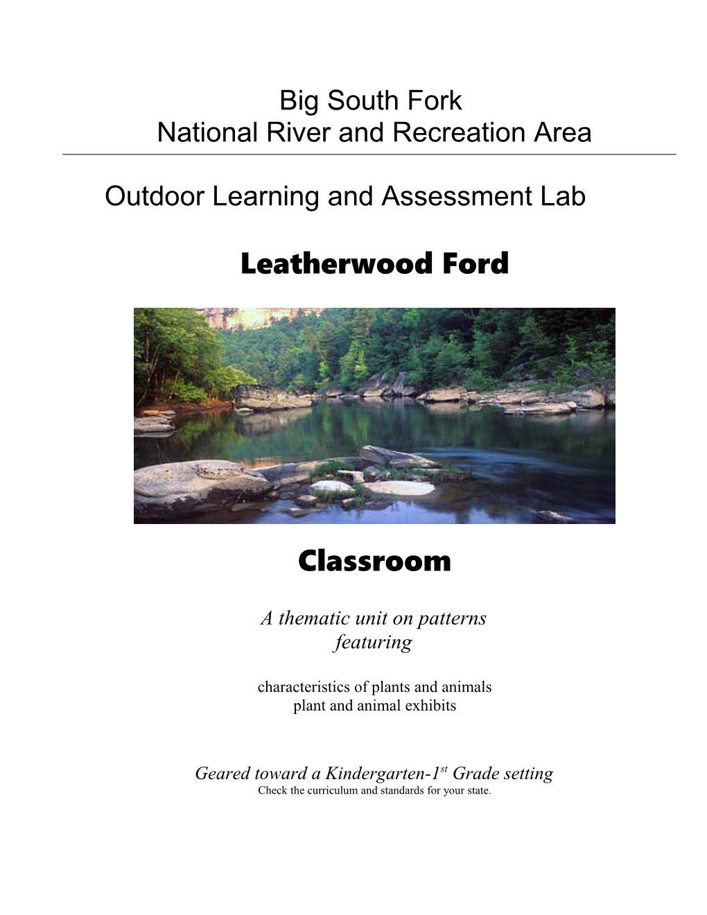Nationalriver and Recreation Area