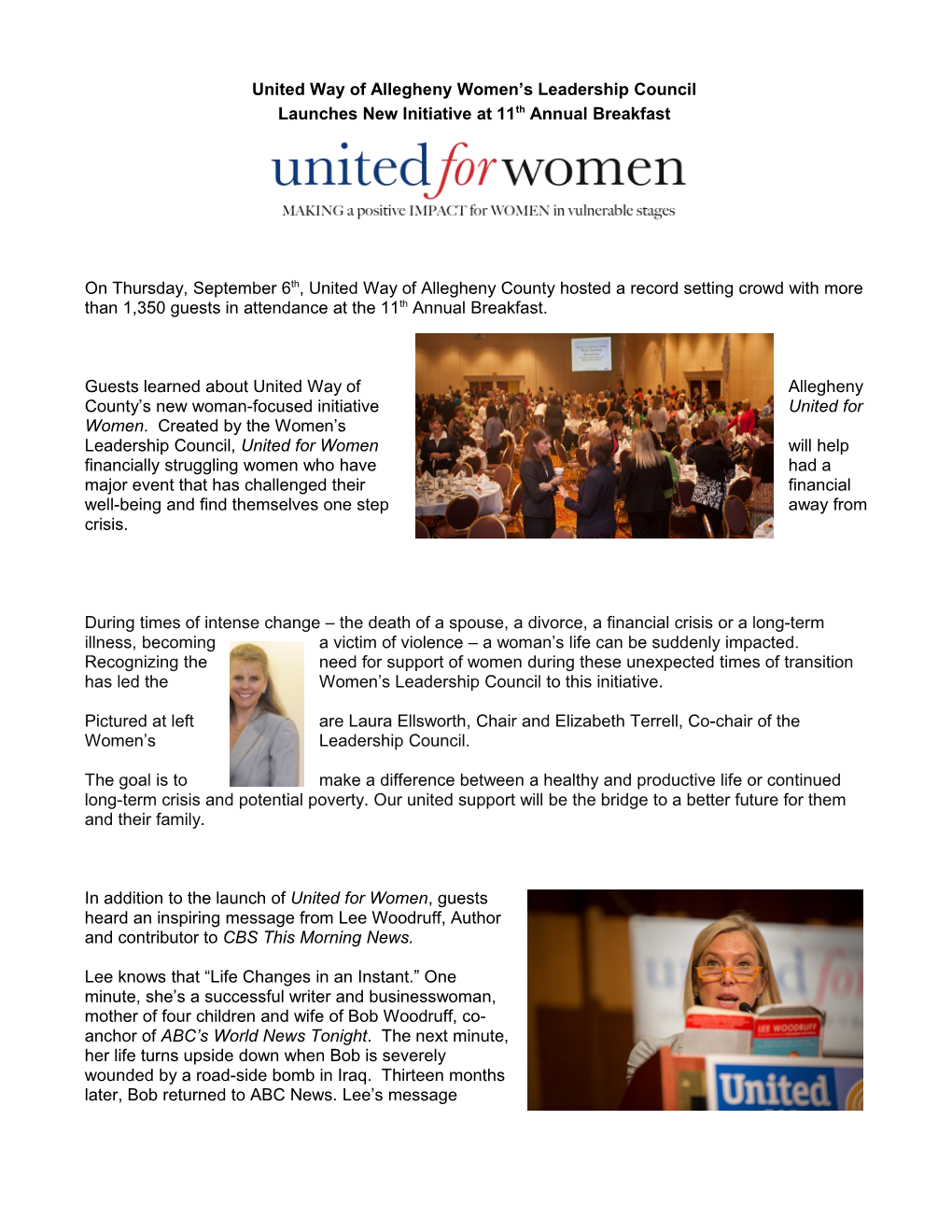 United Way of Allegheny Women S Leadership Council