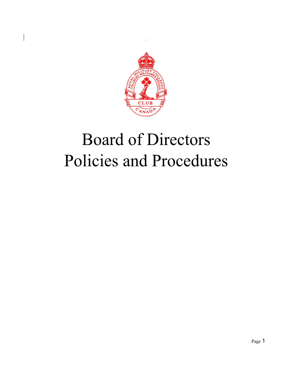 Sample Board Policies
