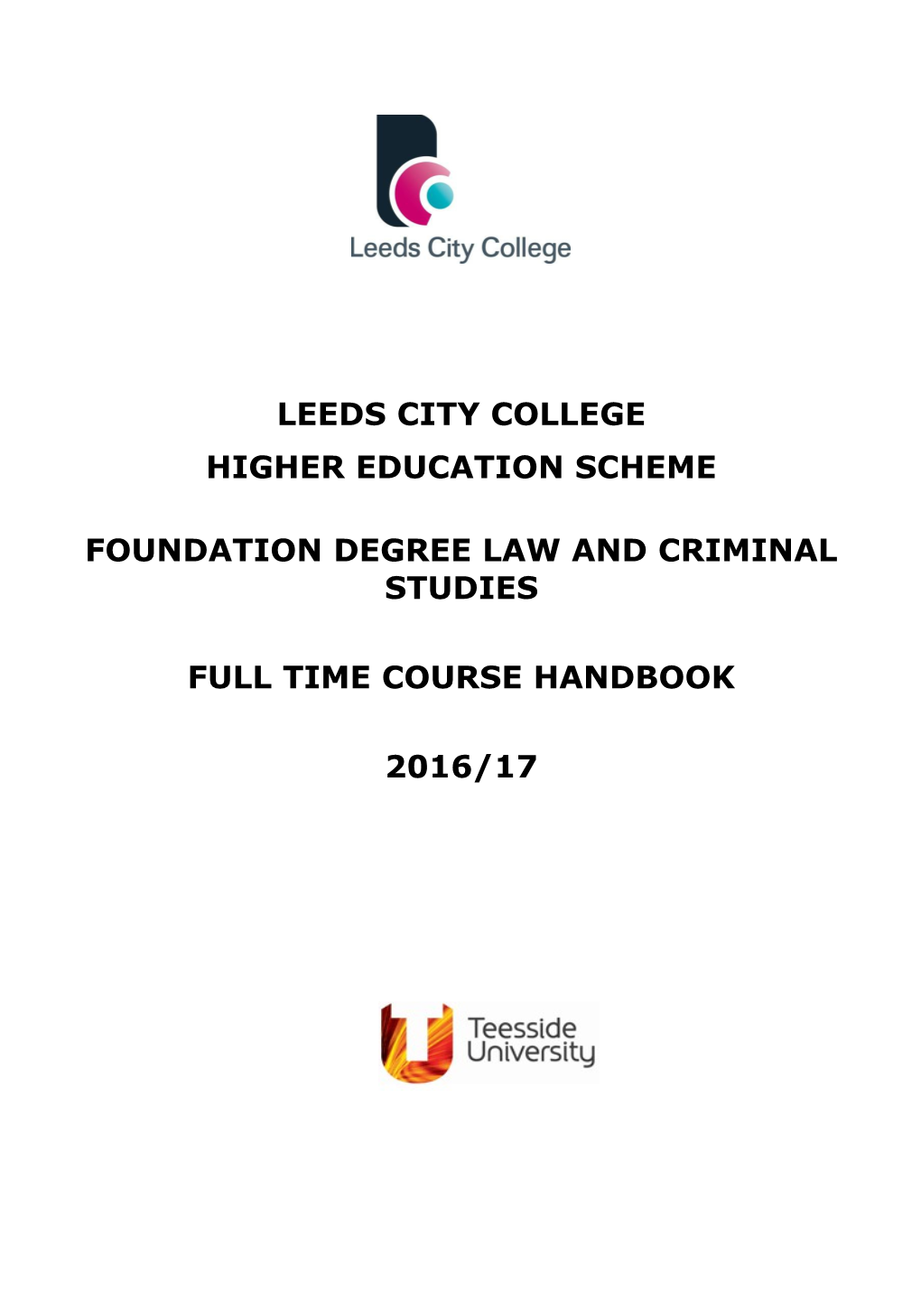 Foundation Degree Law and Criminal Studies