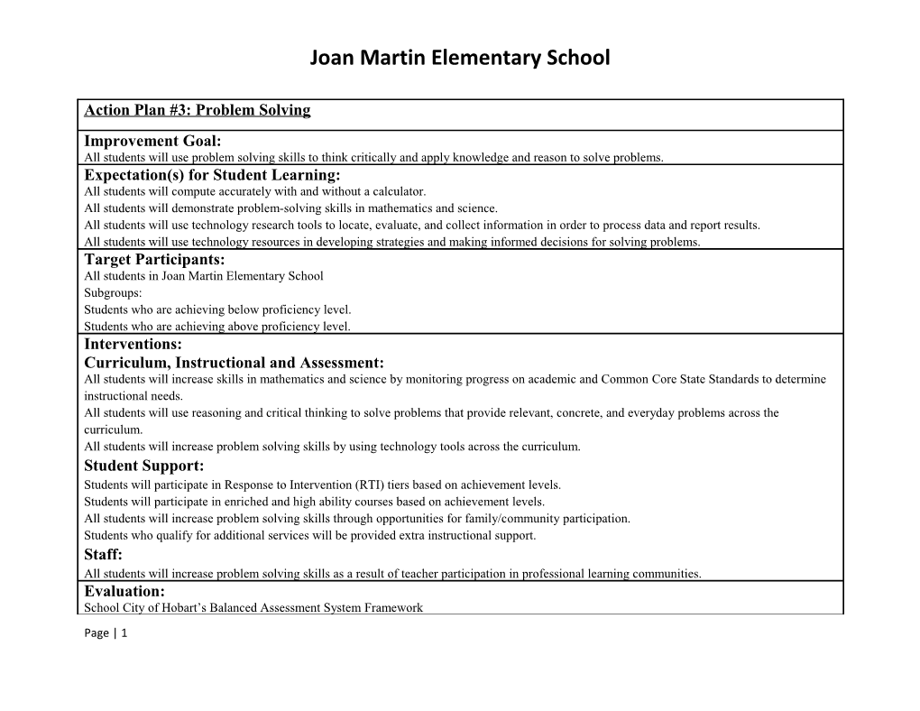 Joan Martin Elementary School