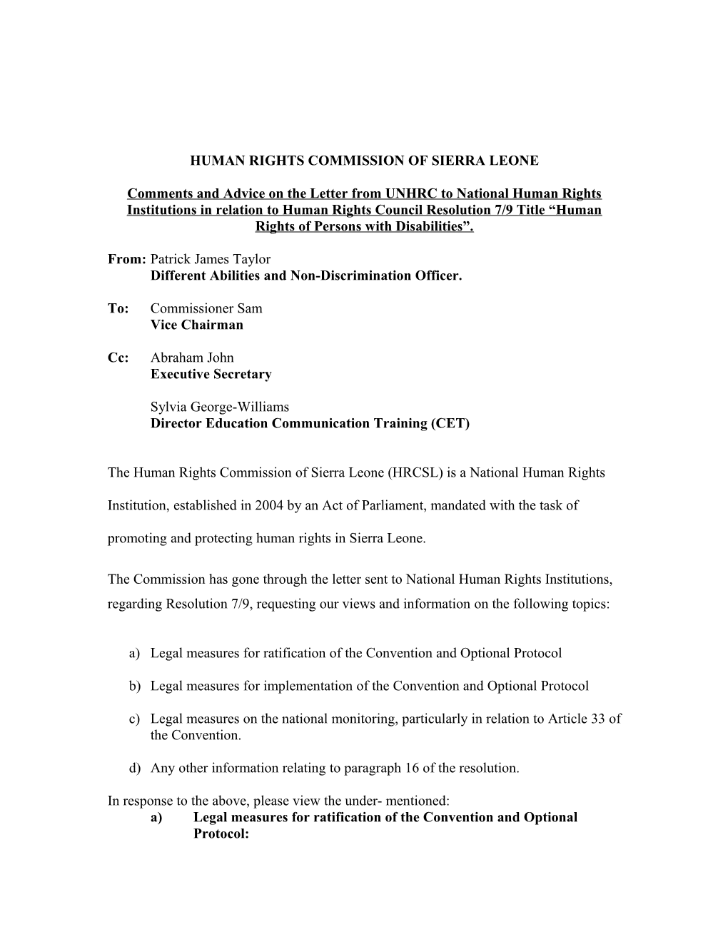 Human Rights Commission of Sierra Leone