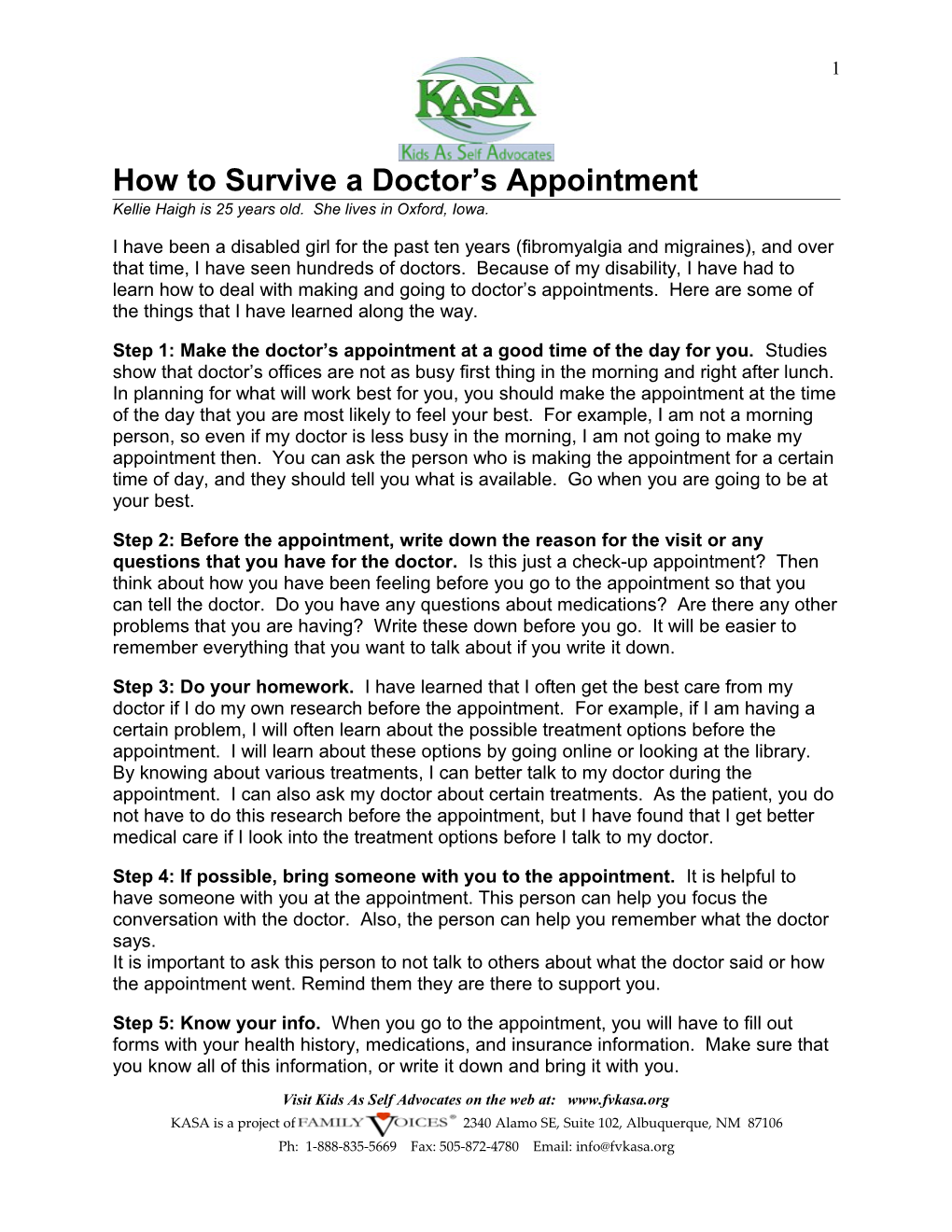 Surviving a Doctor S Appointment