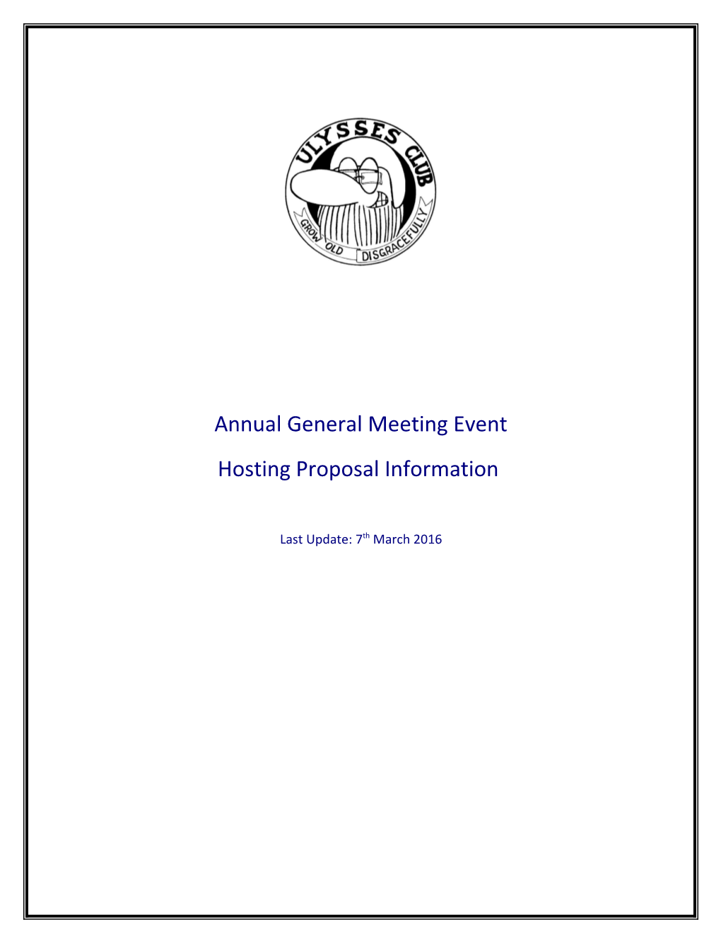 Annual General Meeting Event