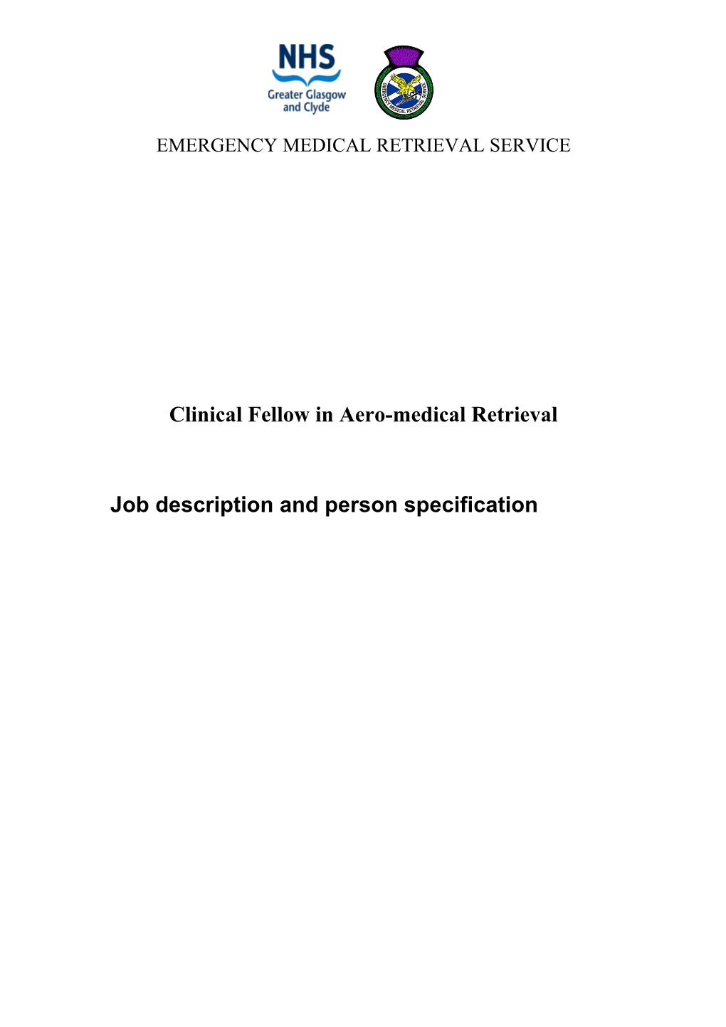 Senior Clinical Fellow Aer0-Medical Retrieval