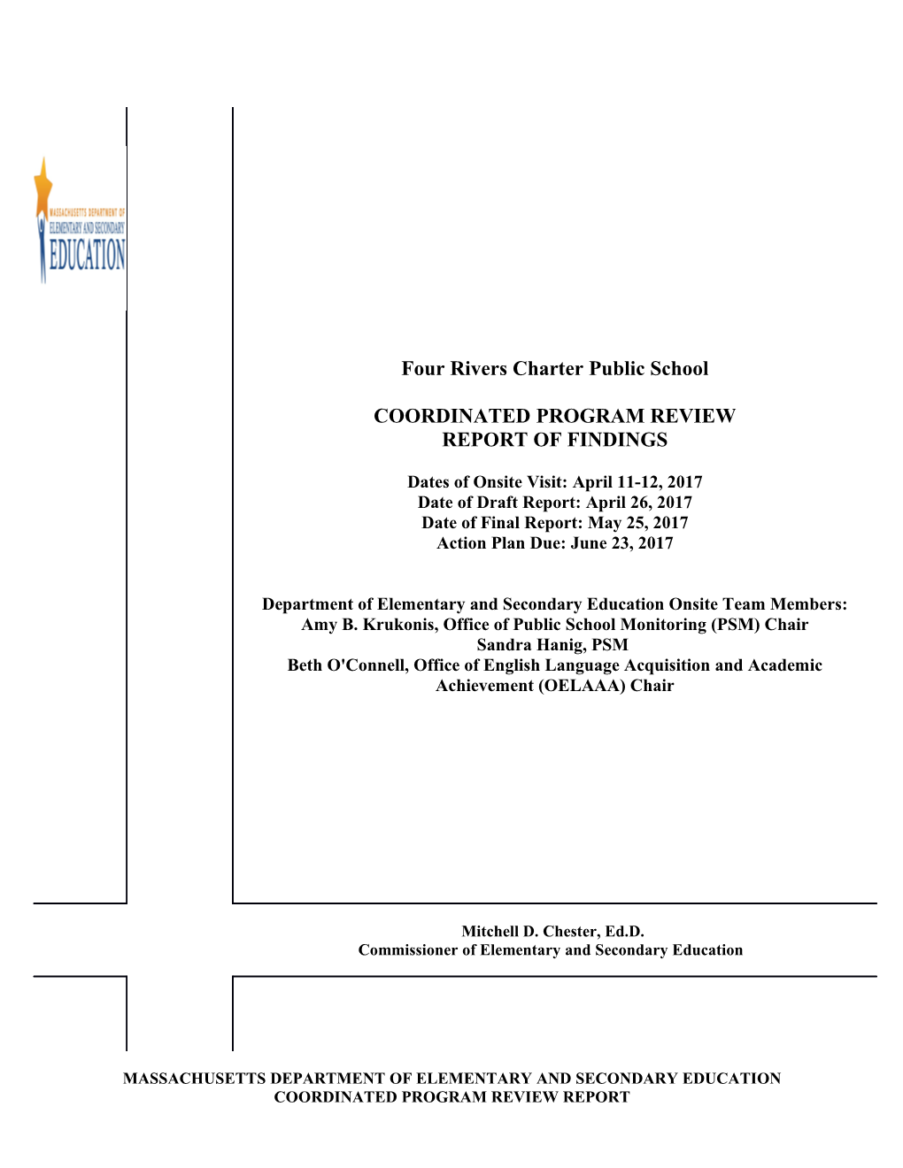 Four Rivers Charter School CPR Final Report 2017