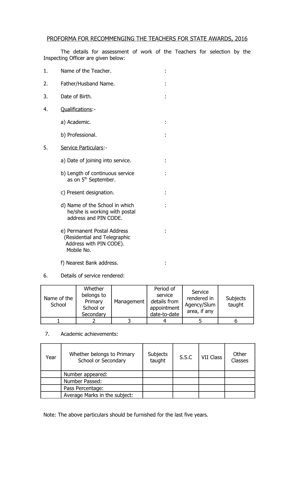 Proceedings of the Commissioner and Director of School Education