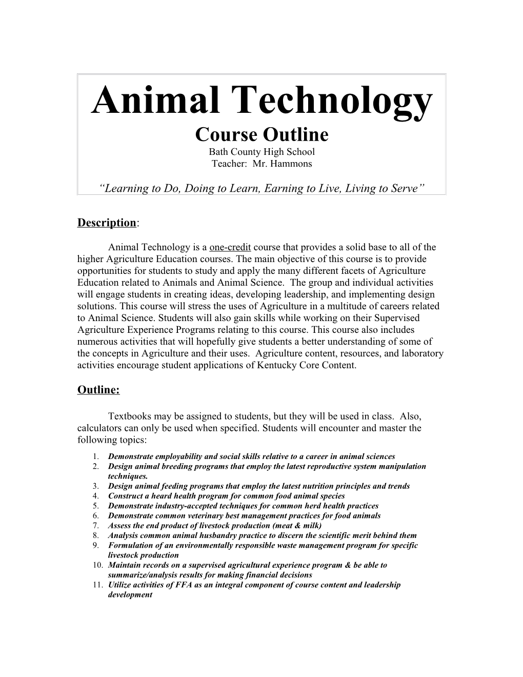 Animal Technology