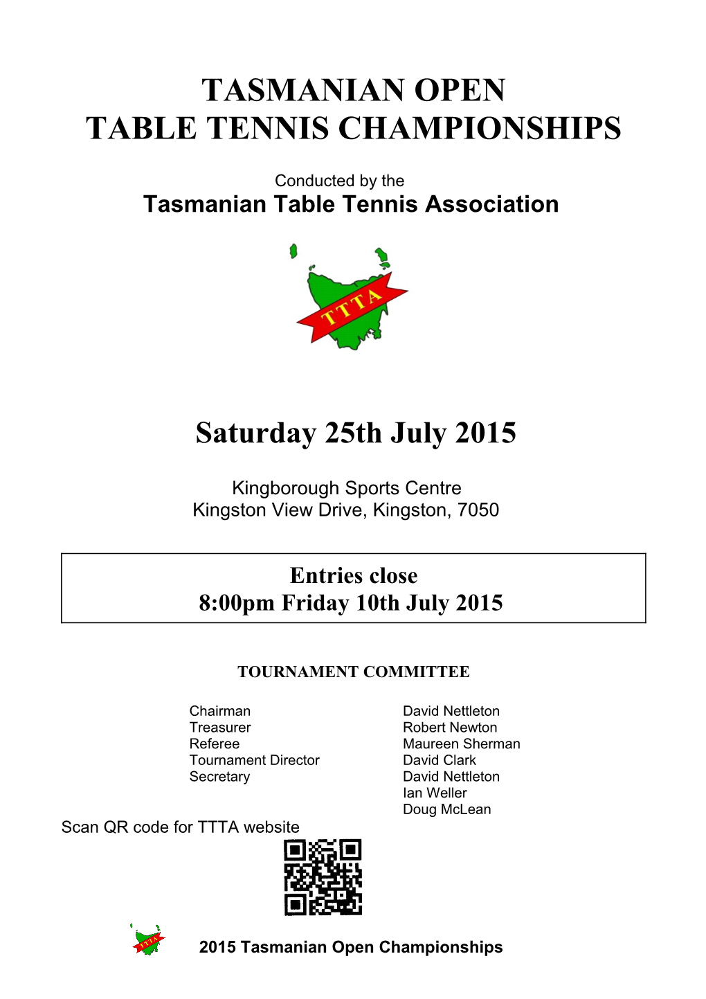Table Tennis Championships