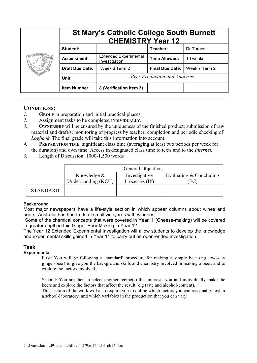 Groupin Preparation and Initial Practical Phases