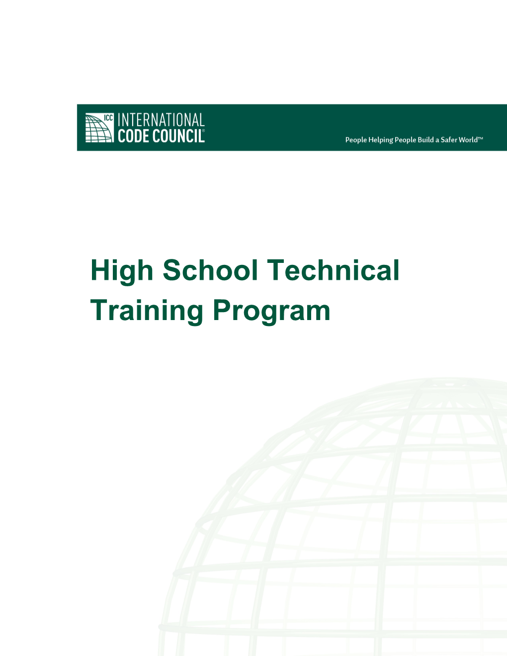 High School Technical Training Program