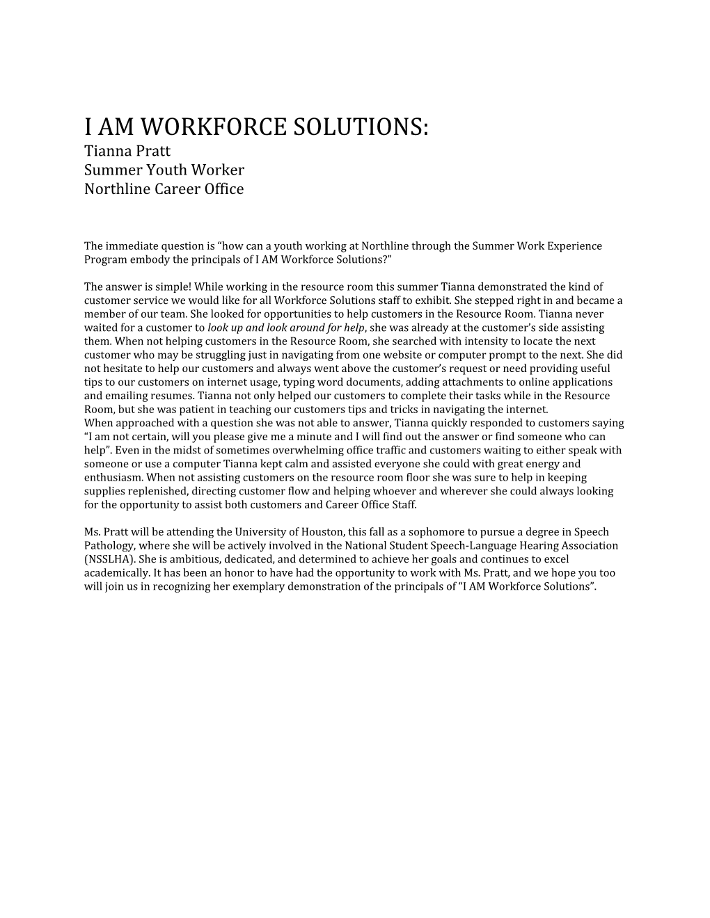 I Am Workforce Solutions