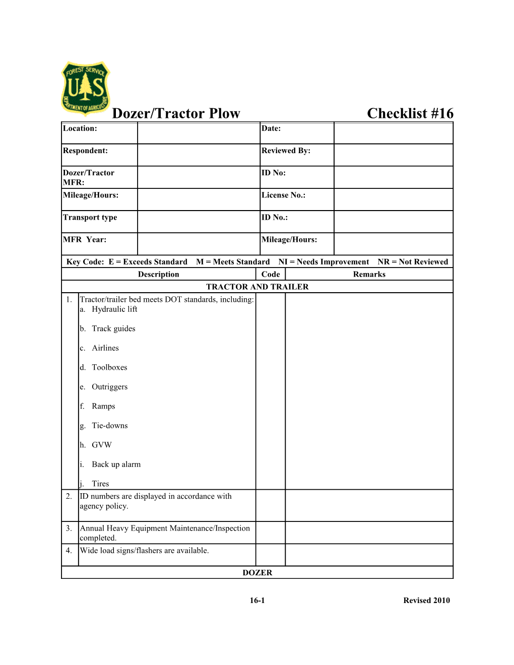 Dozer/Tractor Plow Module