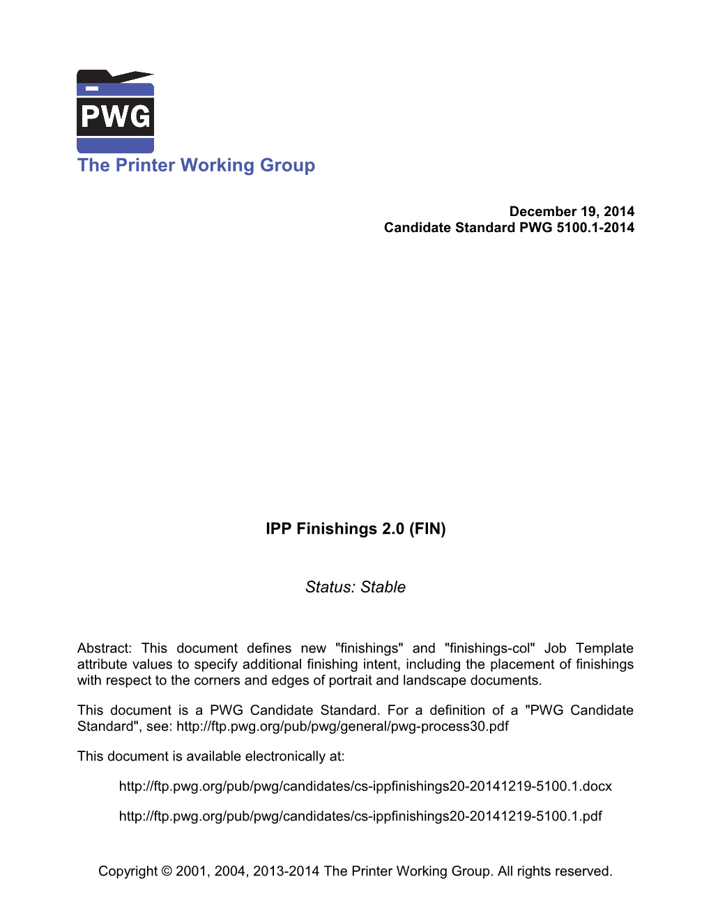 IPP Finishings 2.0 (FIN)