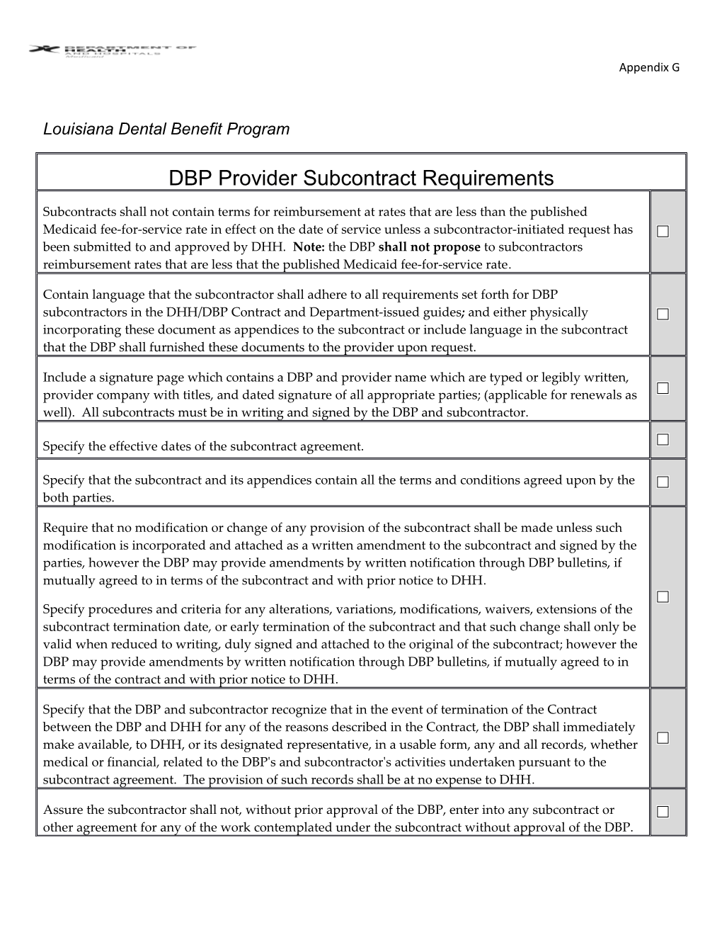 Louisiana Dental Benefit Program