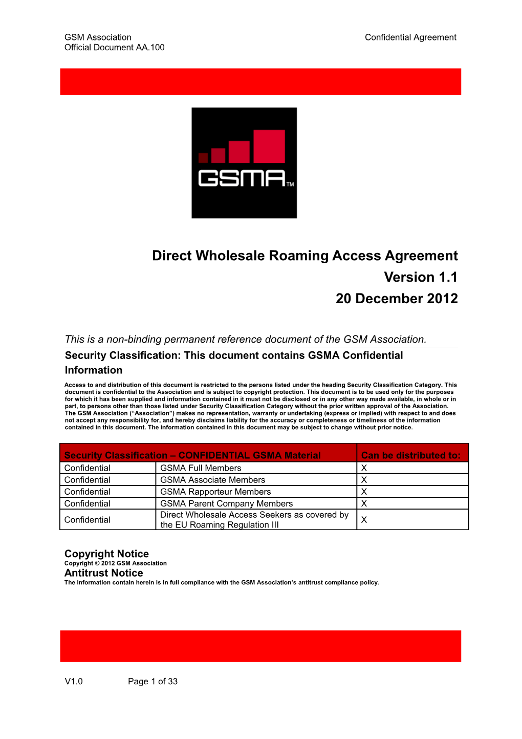 Confidential Blank Agreement Template
