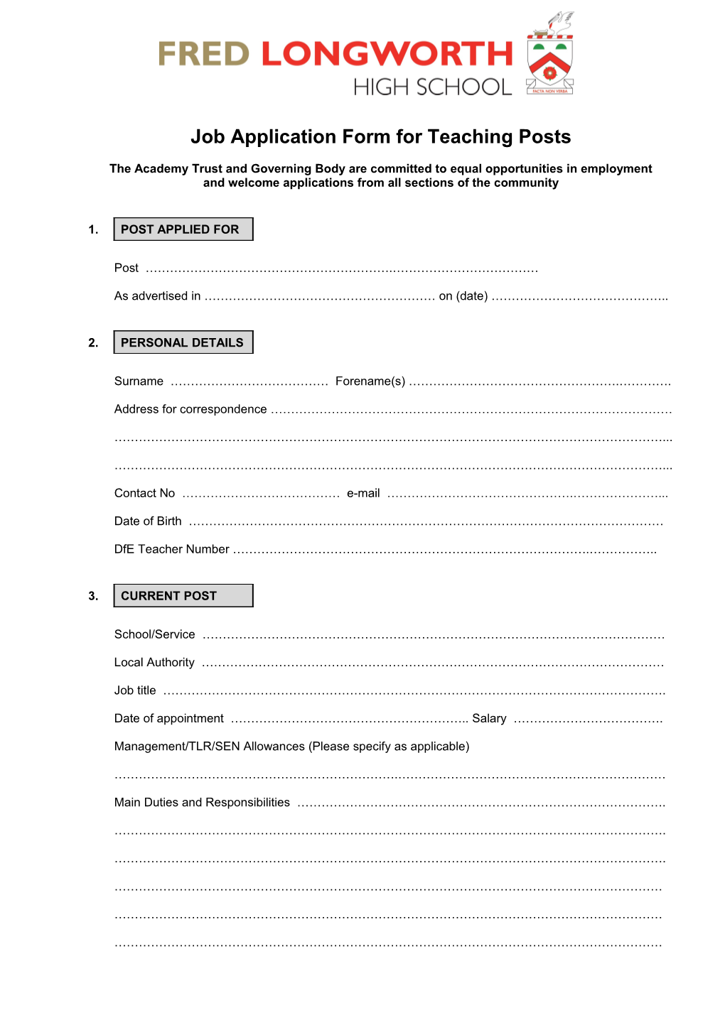 Wigan Council Job Application