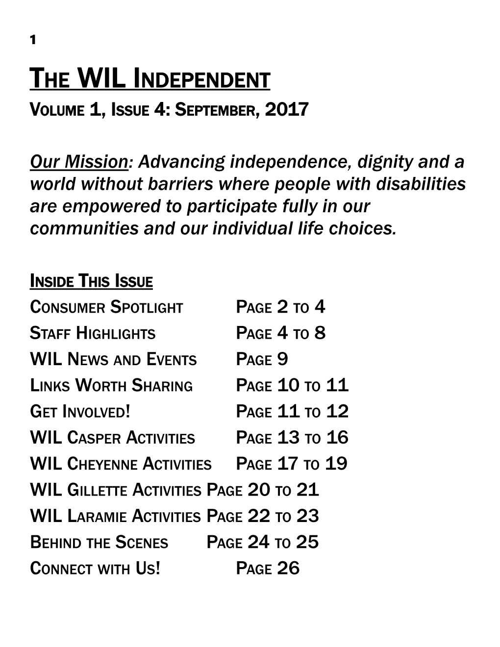 The WIL Independent