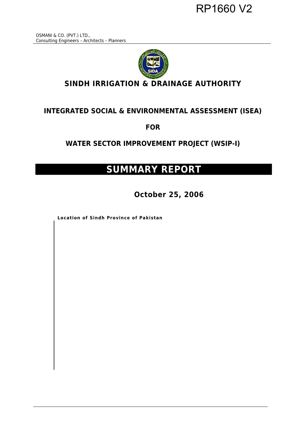 Sindh Irrigation & Drainage Authority