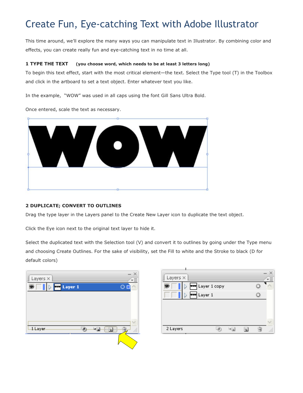 Create Fun, Eye-Catching Text with Adobe Illustrator