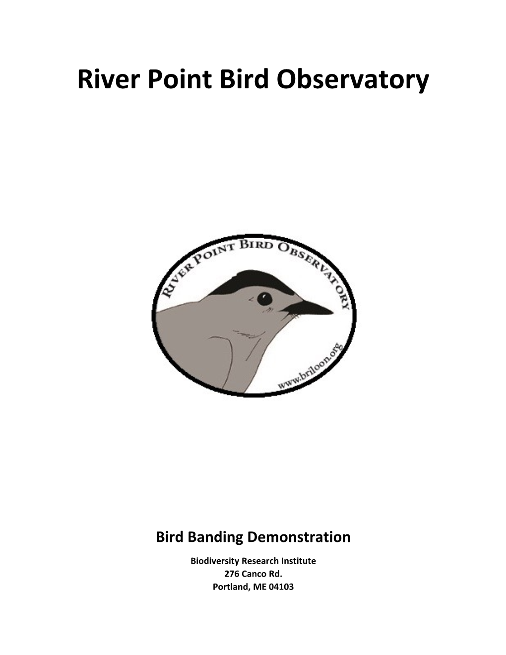River Point Bird Observatory