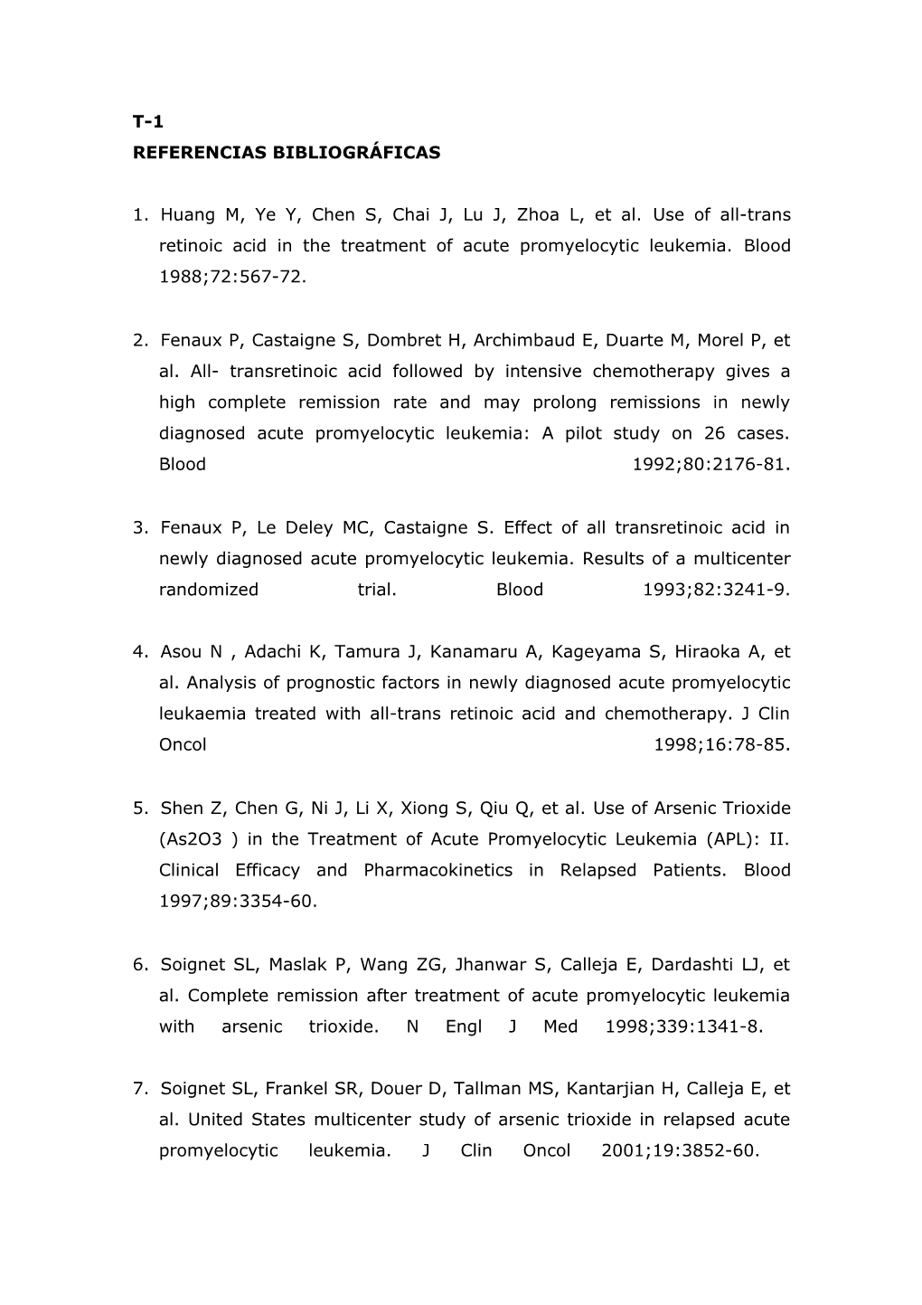 Huang M, Ye Y, Chen S, Chai J, Lu J, Zhoa L, Et Al. Use of All-Trans Retinoic Acid in The