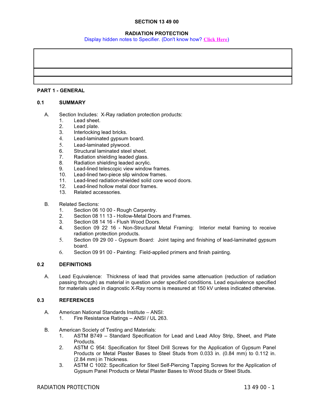 Section 01250 - Contract Modification Procedures