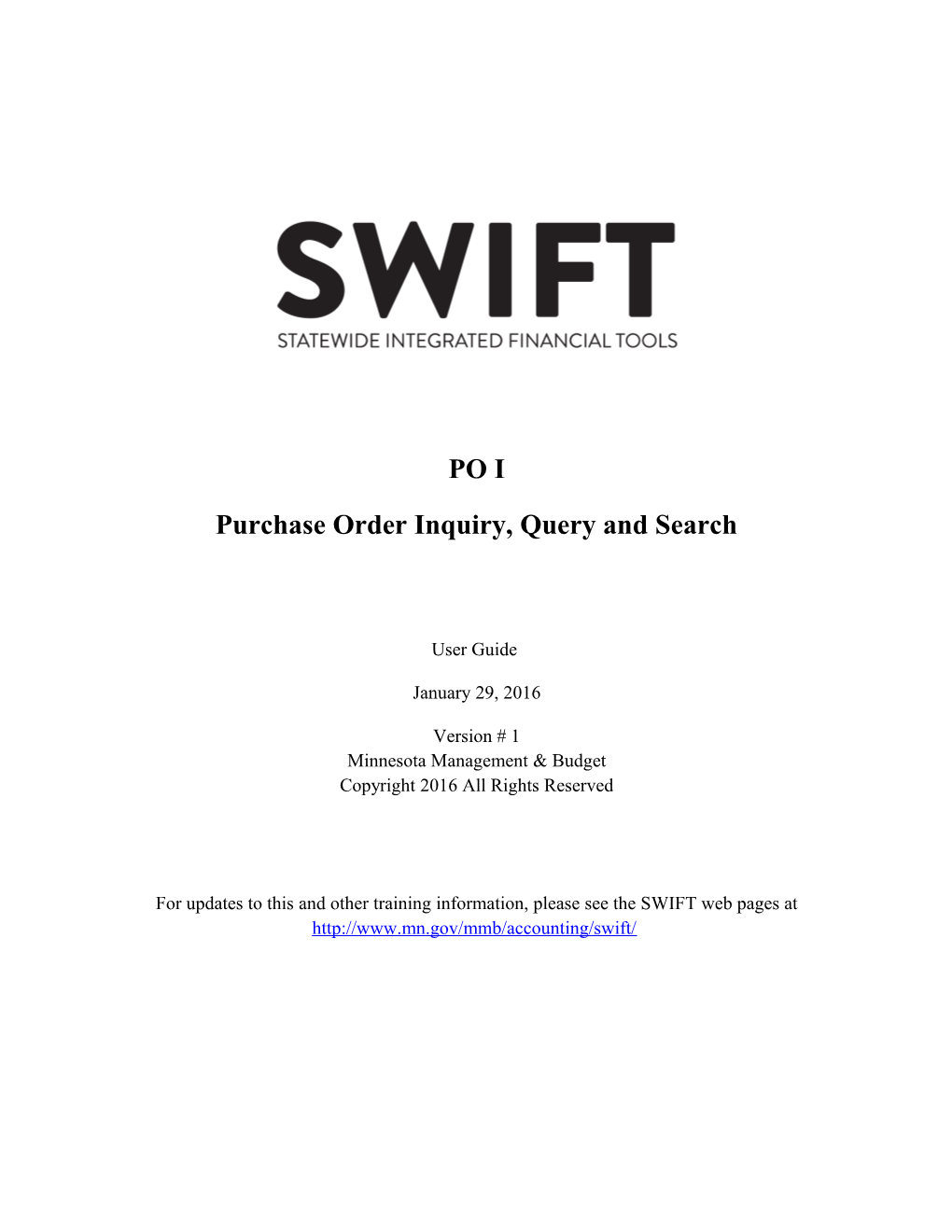 POI Inquiry, Query, Serach User Guide