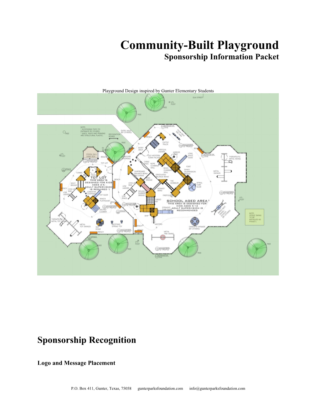 Sponsorship Information Packet