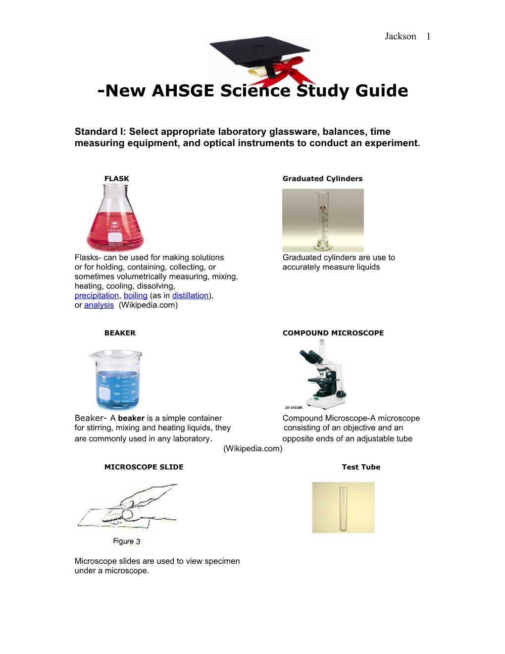 New AHSGE Science Study Guide