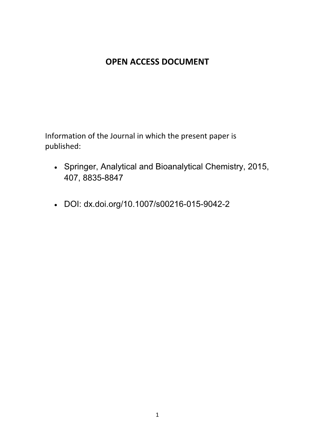 Information of the Journal in Which the Present Paper Is Published