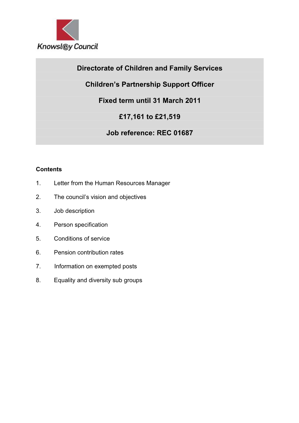 Directorate Ofchildren and Family Services